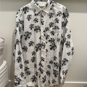 Ted Baker Monochrome Floral Men's Shirt